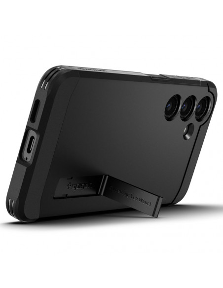 
„Samsung Galaxy S24+“ tvirtas šarvuotas dėklas – juodas
