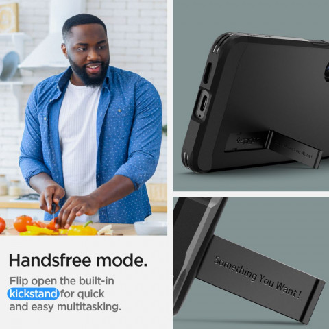 
„Samsung Galaxy S24+“ tvirtas šarvuotas dėklas – juodas
