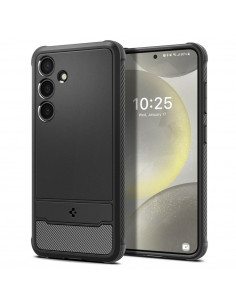 
„Samsung Galaxy S24 Rugged Armor“ galinis dėklas – matinės juodos spalvos
