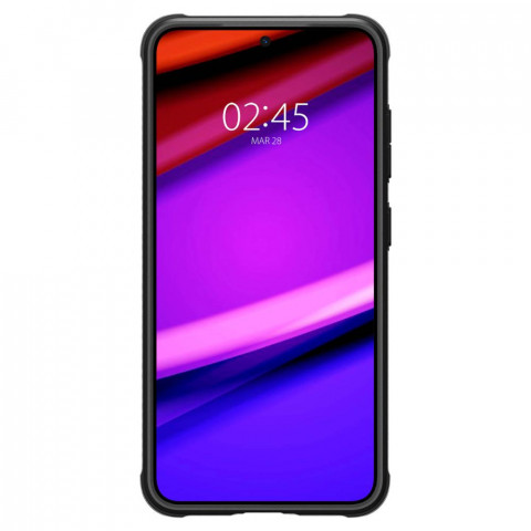 
„Samsung Galaxy S24 Rugged Armor“ galinis dėklas – matinės juodos spalvos
