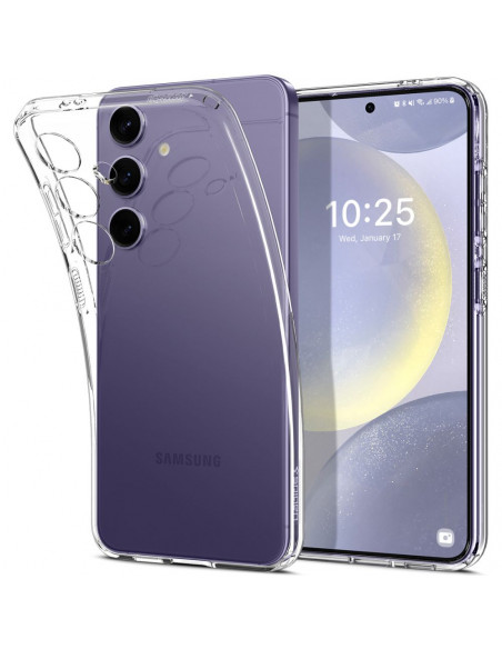 
„Samsung Galaxy S24 Liquid Crystal“ galinis dėklas - skaidrus
