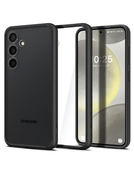 
„Samsung Galaxy S24 Ultra Hybrid“ galinis dėklas – matinės juodos spalvos
