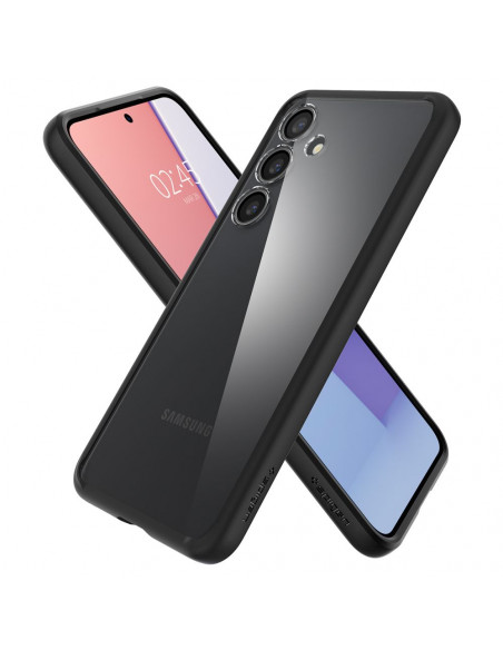 
„Samsung Galaxy S24 Ultra Hybrid“ galinis dėklas – matinės juodos spalvos
