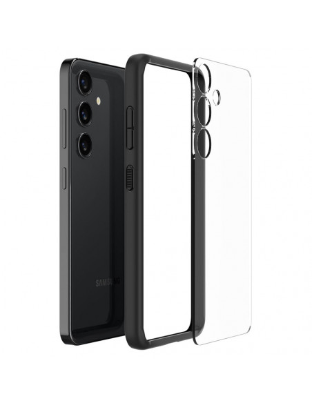 
„Samsung Galaxy S24 Ultra Hybrid“ galinis dėklas – matinės juodos spalvos
