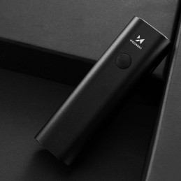 Dviračio priekinis žibintas USB balta šviesa 4 darbo režimai juoda
