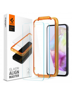 
Grūdintas stiklas su tvirtinimo rėmeliu, skirtas „Samsung Galaxy A35 Glas tR AlignMaster“ - 2 vnt.
