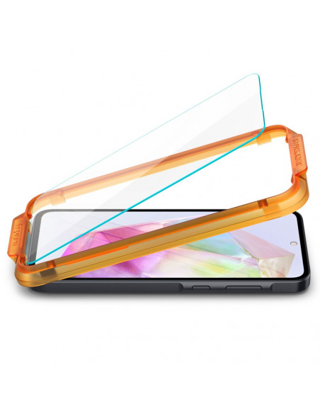 
Grūdintas stiklas su tvirtinimo rėmeliu, skirtas „Samsung Galaxy A35 Glas tR AlignMaster“ - 2 vnt.
