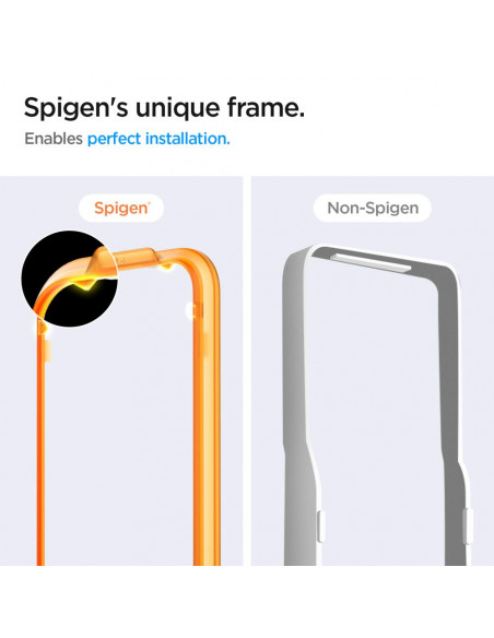 
Grūdintas stiklas su tvirtinimo rėmeliu, skirtas „Samsung Galaxy A35 Glas tR AlignMaster“ - 2 vnt.

