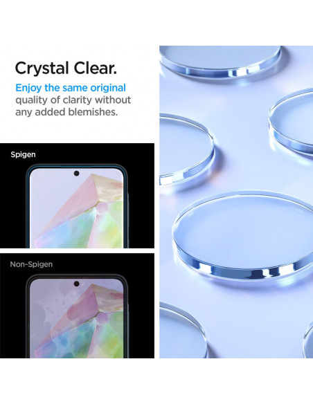 
Grūdintas stiklas su tvirtinimo rėmeliu, skirtas „Samsung Galaxy A35 Glas tR AlignMaster“ - 2 vnt.
