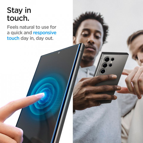 
Grūdinto stiklo apsauga Samsung Galaxy S24 Ultra Glas.tR EZ Fit Privacy - 2 vnt.
