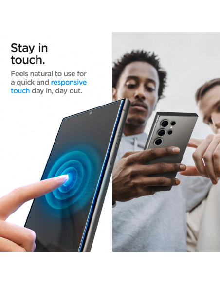 
Grūdinto stiklo apsauga Samsung Galaxy S24 Ultra Glas.tR EZ Fit Privacy - 2 vnt.
