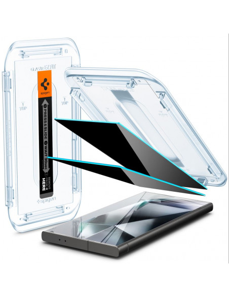 
Grūdinto stiklo apsauga Samsung Galaxy S24 Ultra Glas.tR EZ Fit Privacy - 2 vnt.
