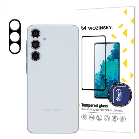 
9H grūdintas stiklas „Samsung Galaxy A55“ kamerai, skirtas pilnai kamerai
