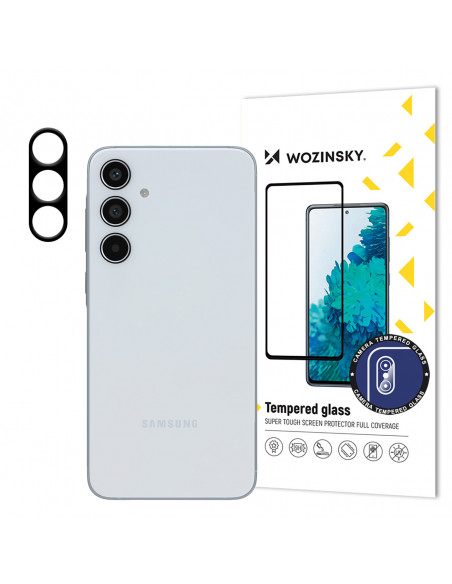 
9H grūdintas stiklas „Samsung Galaxy A55“ kamerai, skirtas pilnai kamerai
