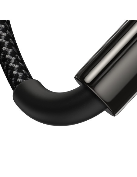 Volframo auksinis kabelis USB-USB-C 480Mb-s 100W 1m juodas Volframo auksinis kabelis USB-USB-C 480Mb-s 100W 1m juodas