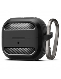 
„Samsung Galaxy Buds 3 / 3 Pro Rugged Armor“ ausinių dėklas – juodas
