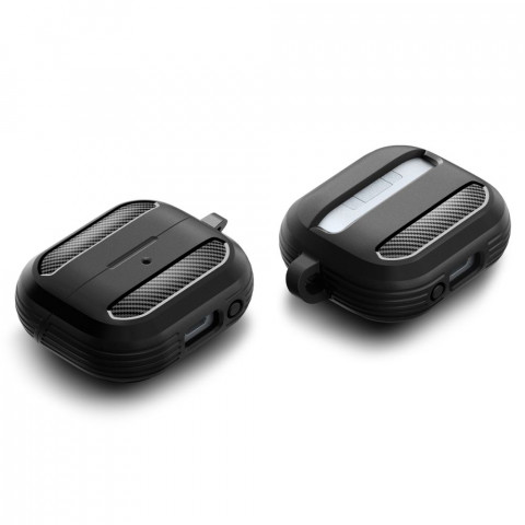 
„Samsung Galaxy Buds 3 / 3 Pro Rugged Armor“ ausinių dėklas – juodas
