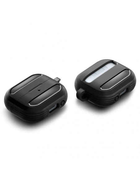 
„Samsung Galaxy Buds 3 / 3 Pro Rugged Armor“ ausinių dėklas – juodas
