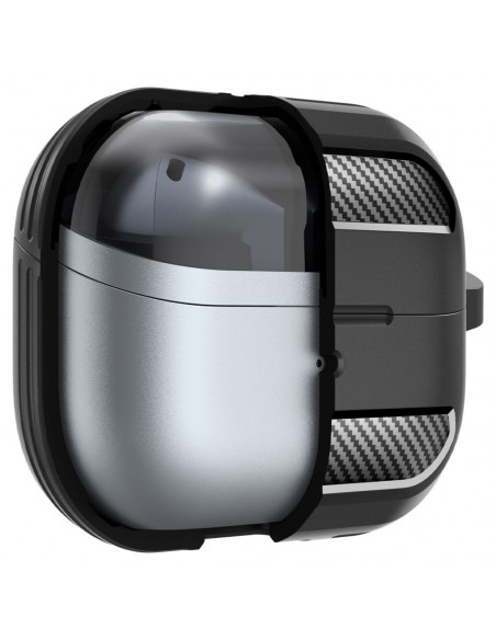 
„Samsung Galaxy Buds 3 / 3 Pro Rugged Armor“ ausinių dėklas – juodas
