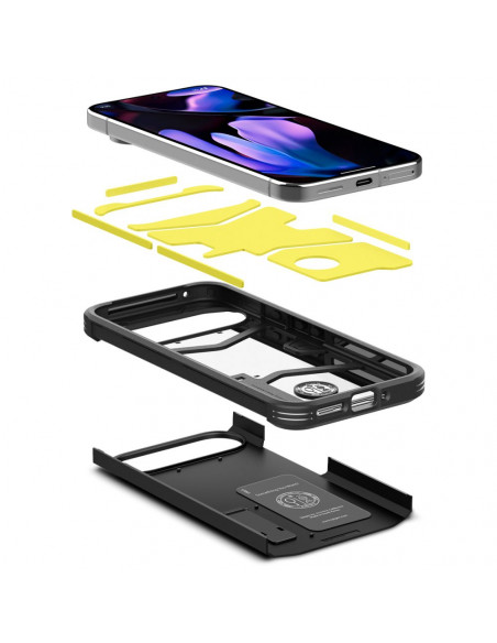 
„Google Pixel 9 Pro XL“ tvirtas apsauginis dėklas „Armor“ – juodas
