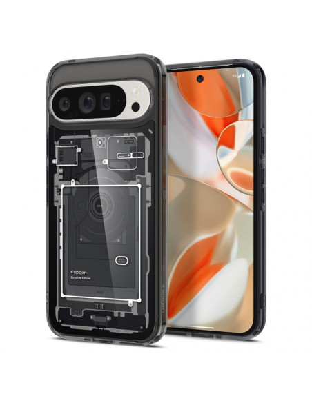 
„Google Pixel 9 Pro XL Ultra Hybrid“ apsauginis dėklas – pilkas
