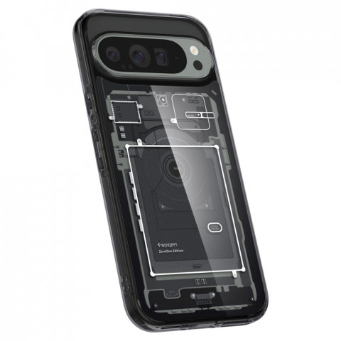 
„Google Pixel 9 Pro XL Ultra Hybrid“ apsauginis dėklas – pilkas
