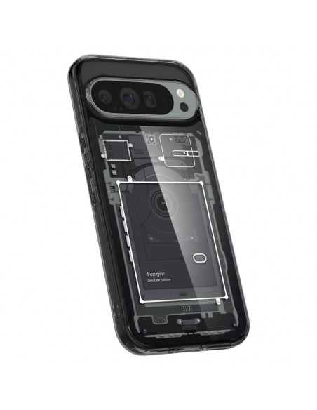 
„Google Pixel 9 Pro XL Ultra Hybrid“ apsauginis dėklas – pilkas
