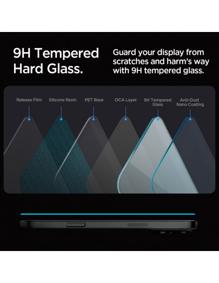 
Grūdinto stiklo ekrano apsauga iPhone 16 Pro Glas.tR EZ Fit
