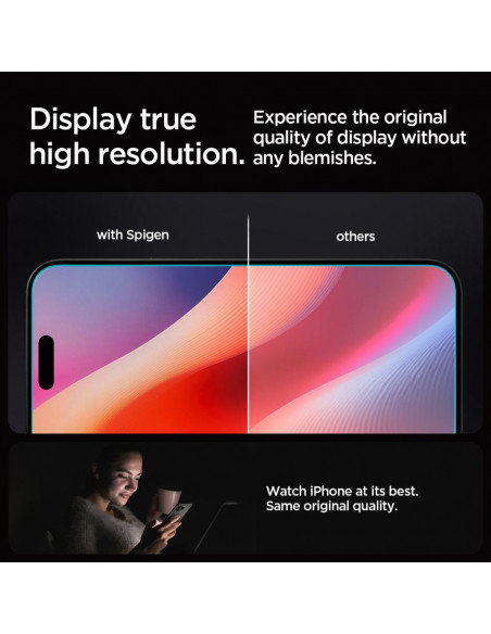
Grūdinto stiklo ekrano apsauga iPhone 16 Pro Glas.tR EZ Fit
