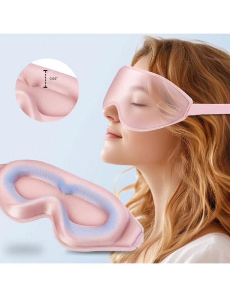 
Akių šešėlių miego kaukė – rožinė
