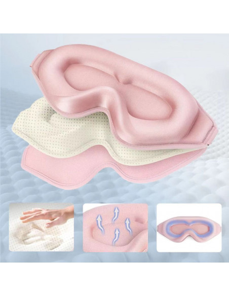 
Akių šešėlių miego kaukė – rožinė
