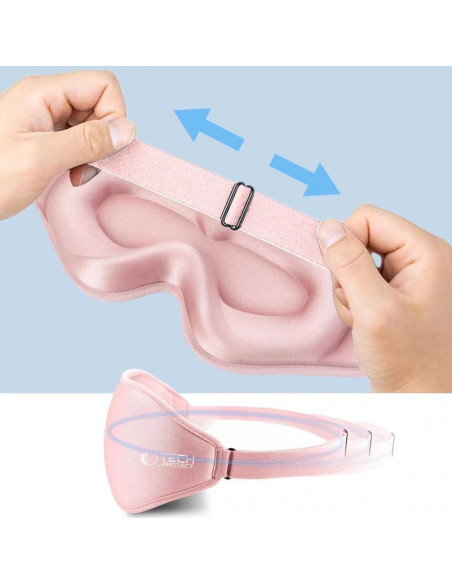 
Akių šešėlių miego kaukė – rožinė
