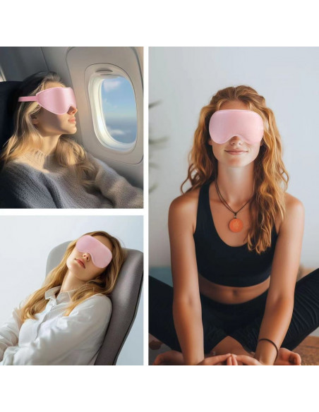 
Akių šešėlių miego kaukė – rožinė
