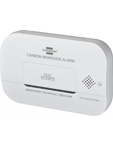 
Anglies monoksido detektorius su signalizacijos signalu ir LED lemputėmis - baltas
