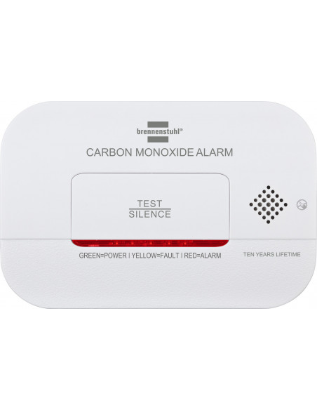 
Anglies monoksido detektorius su signalizacijos signalu ir LED lemputėmis - baltas
