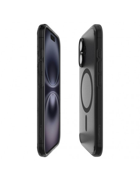 
„iPhone 16e Ultra Hybrid T MagSafe“ dėklas – permatomas juodas
