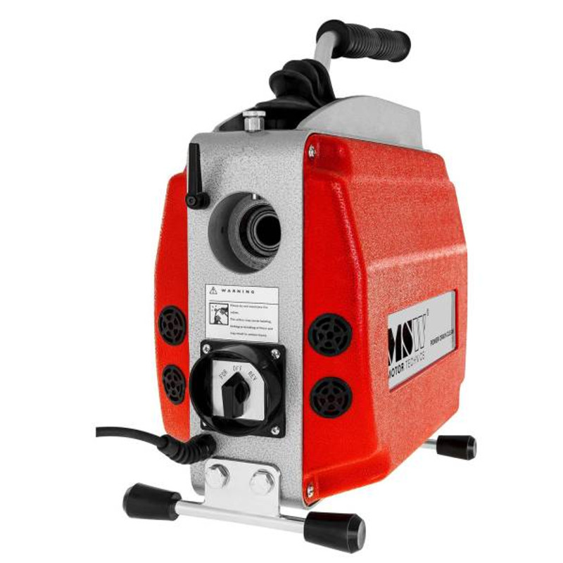 Elektrinė stūmimo mašina, vamzdžių valiklis, sk. 20–150 mm MSW POWER DRAIN CLEAN 2.3E + priedai