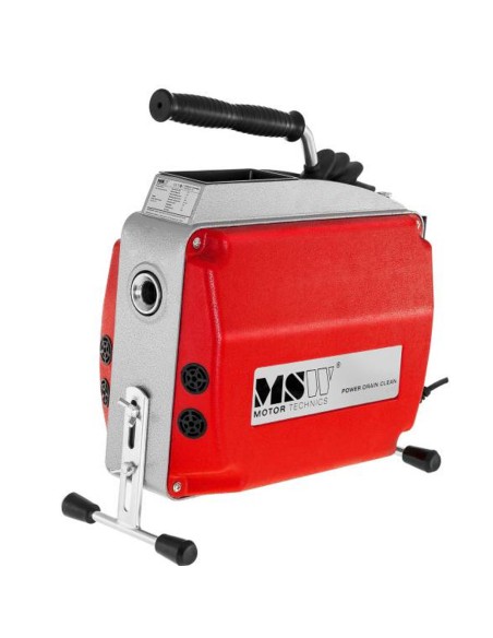 Elektrinė stūmimo mašina, vamzdžių valiklis, sk. 20–150 mm MSW POWER DRAIN CLEAN 2.3E + priedai Elektrinė stūmimo mašina, vamzdžių valiklis, sk. 20–150 mm MSW POWER DRAIN CLEAN 2.3E + priedai