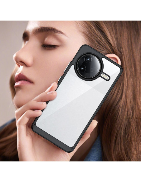 
„Xiaomi Poco F7 Ultra“ kosmoso dėklas su gelio rėmeliu – juodas
