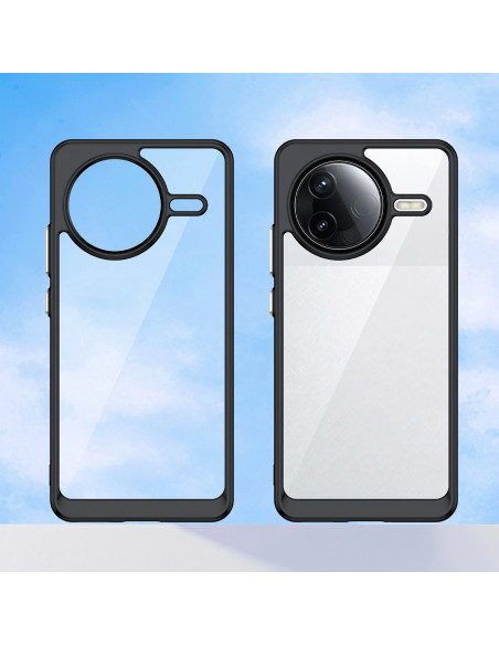 
„Xiaomi Poco F7 Ultra“ kosmoso dėklas su gelio rėmeliu – juodas
