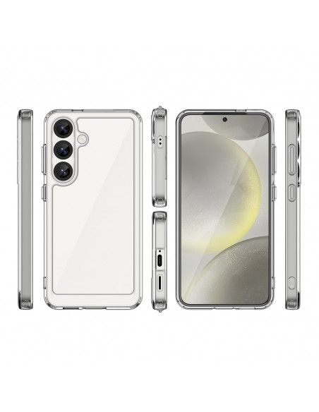 
„Nothing Phone 3a Pro“ kosmoso dėklas su gelio rėmeliu – skaidrus
