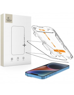 
Grūdintas stiklas iPhone 13 / 13 PRO / 14 / 16e su „Quick Set+“ montavimo rėmeliu - 2 vnt.
