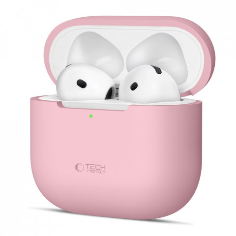 
Apsauginis silikoninis dėklas „Apple AirPods 4“ ausinėms – rožinis

