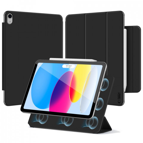 
Apsauginis dėklas, skirtas „iPad 10.9& 39 & 39 2022 / iPad 11& 39 & 39 2025 Smartcase Magnetic“ – juodas

