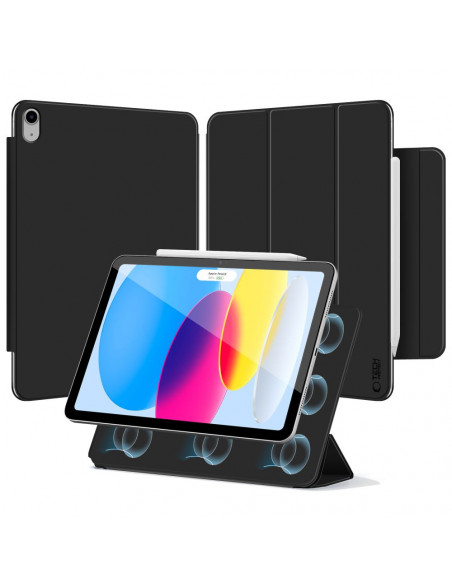 
Apsauginis dėklas, skirtas „iPad 10.9& 39 & 39 2022 / iPad 11& 39 & 39 2025 Smartcase Magnetic“ – juodas
