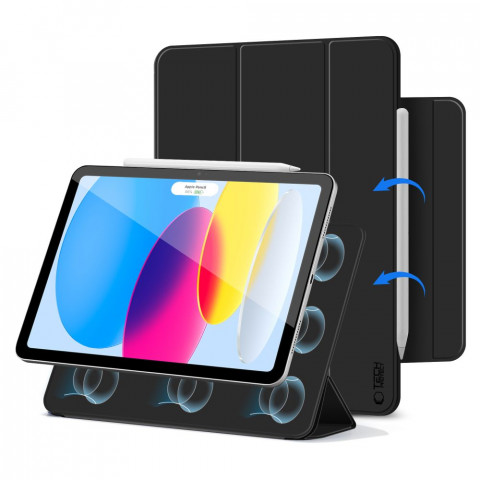 
Apsauginis dėklas, skirtas „iPad 10.9& 39 & 39 2022 / iPad 11& 39 & 39 2025 Smartcase Magnetic“ – juodas
