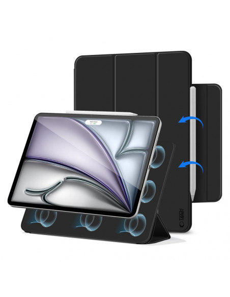 
Apsauginis dėklas, skirtas „iPad Air 13& 39 & 39 2024 / 2025 Smartcase Magnetic“ – juodas
