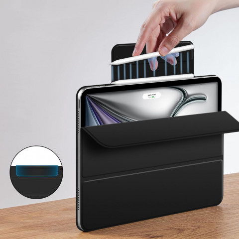 
Apsauginis dėklas, skirtas „iPad Air 13& 39 & 39 2024 / 2025 Smartcase Magnetic“ – juodas
