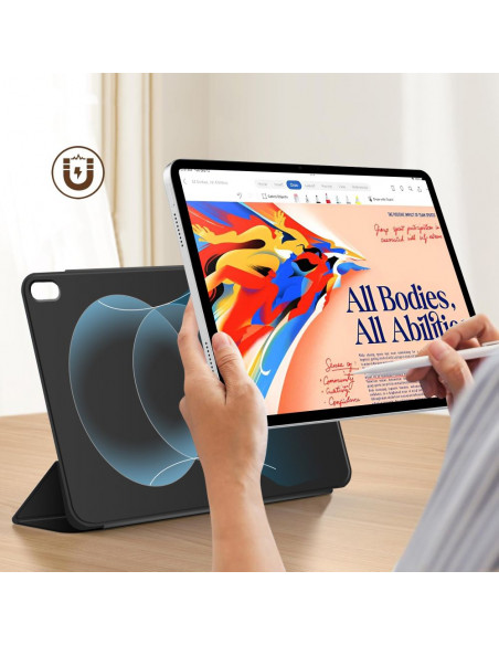 
Apsauginis dėklas, skirtas „iPad Air 13& 39 & 39 2024 / 2025 Smartcase Magnetic“ – juodas
