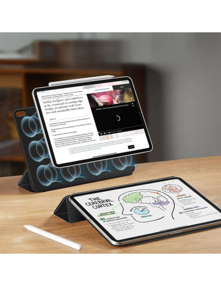 
Apsauginis dėklas, skirtas „iPad Air 13& 39 & 39 2024 / 2025 Smartcase Magnetic“ – juodas
